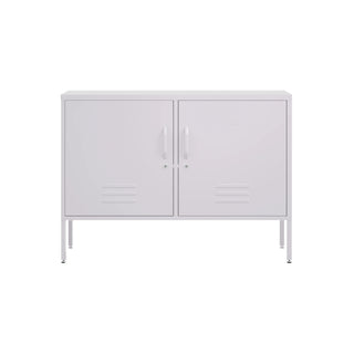 The Oxford  - Side Table/TV Stand Storage Locker In Lilac - Urban Lockers