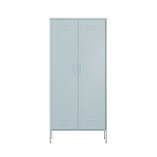 The chelsea two door wardrobe locker in sky blue 